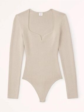 Abercrombie & Fitch Sweetheart Sweater Bodysuit